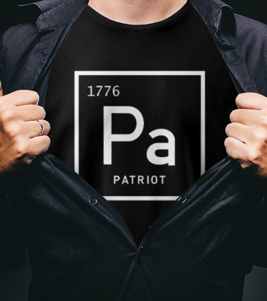 1776 Pa Patriot Freedom Elements Carl Higbie T-Shirt