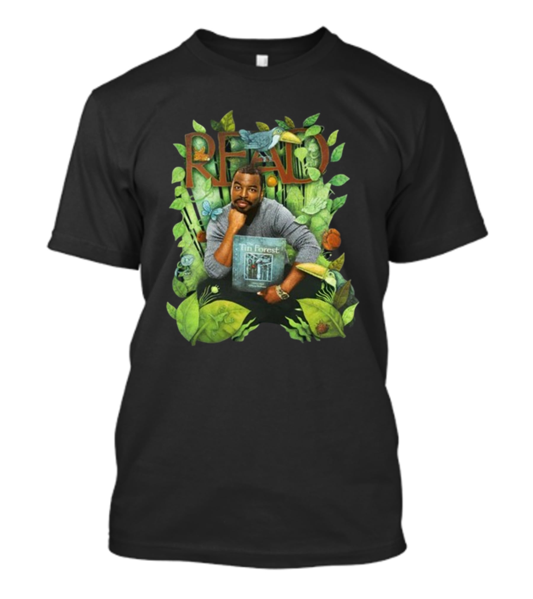 READ The Tin Forest Book Cover With Nature T-Shirt