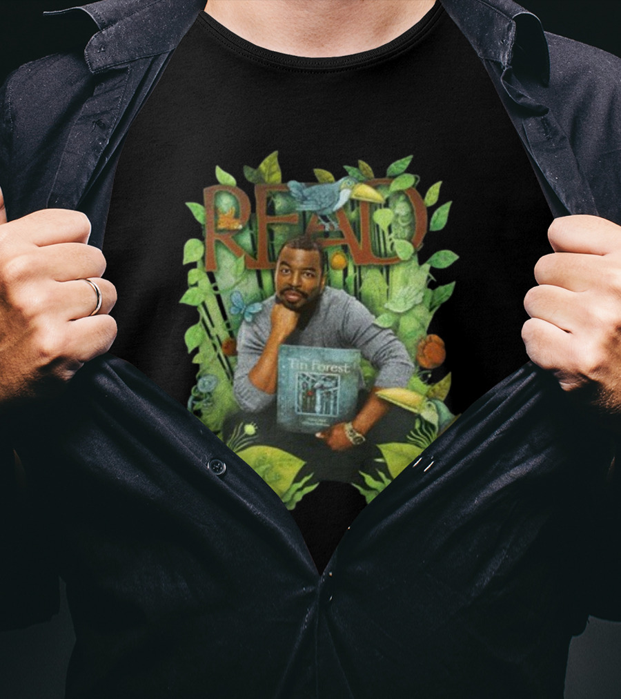 READ The Tin Forest Book Cover With Nature T-Shirt