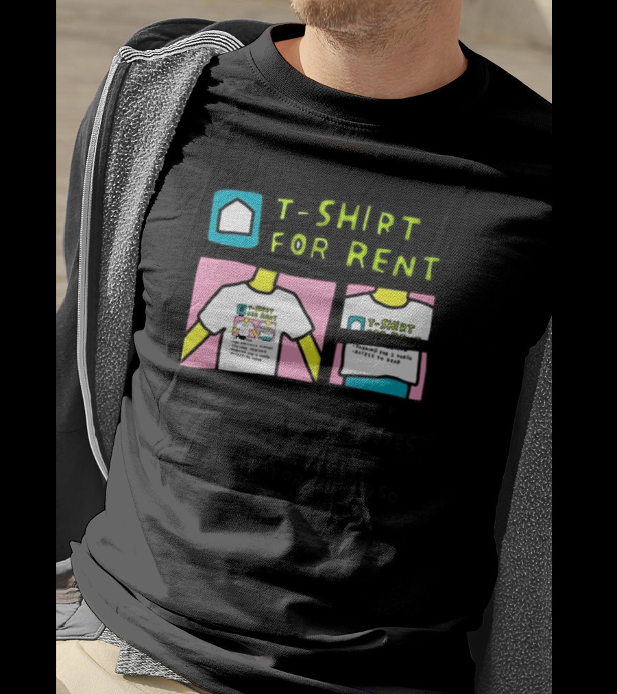T-Shirt For Rent Detached Two Spacious Sleeves Central Heating Parking For 1 Torso Access To Rear T-Shirt