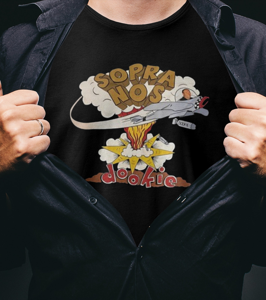 Methsyndicate Sopranos Dookie Parody Rocket Explosion James Gandolfini T-Shirt