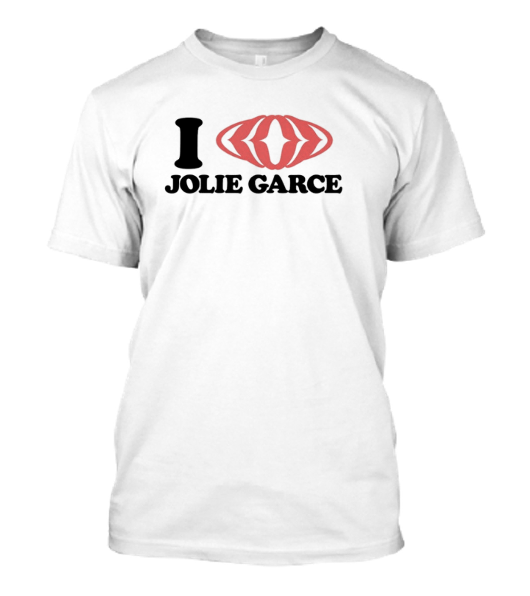 I Love Jolie Garce Red Lips T-Shirt