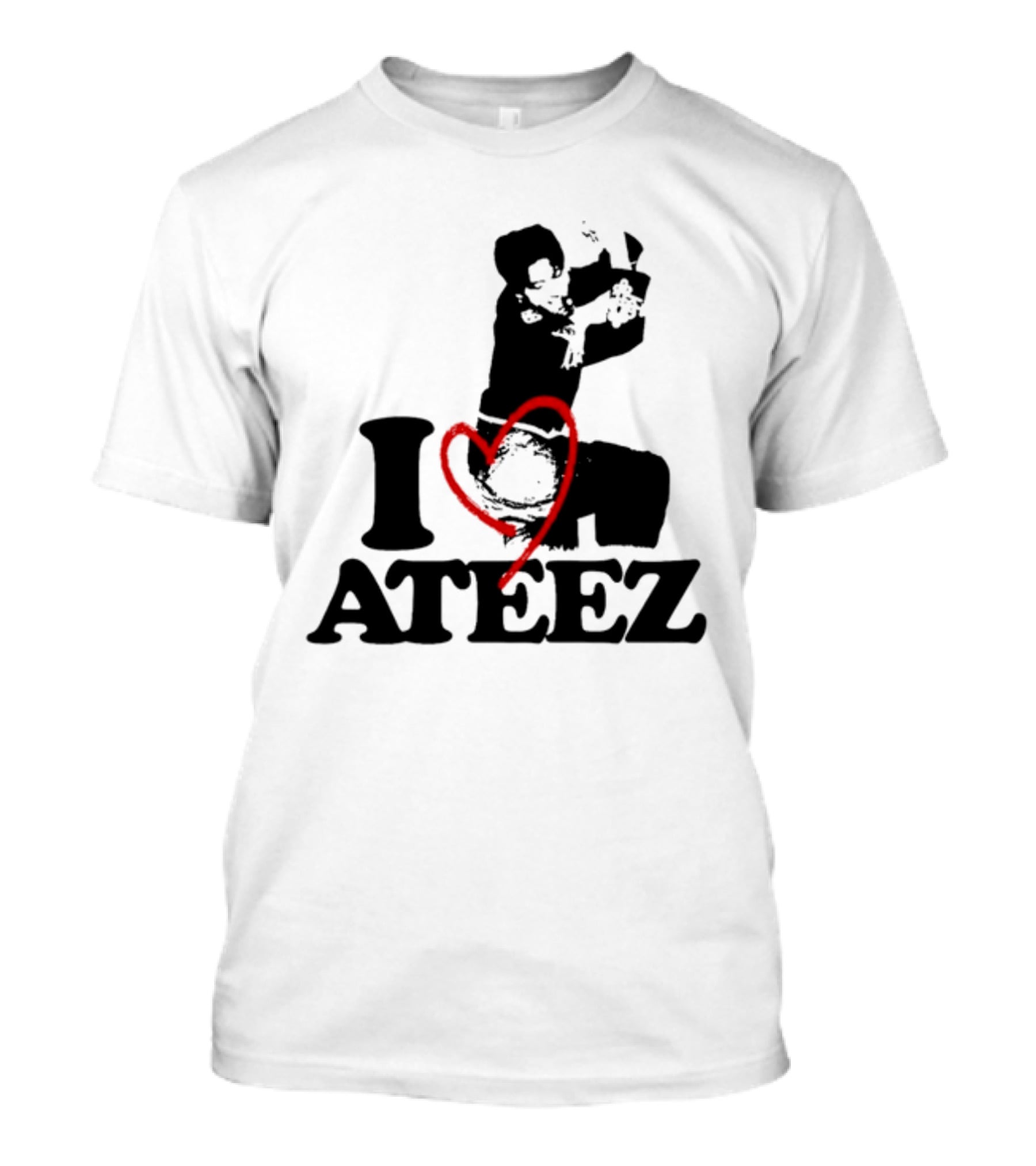 Wooyoung Love Ateez I Heart T-Shirt