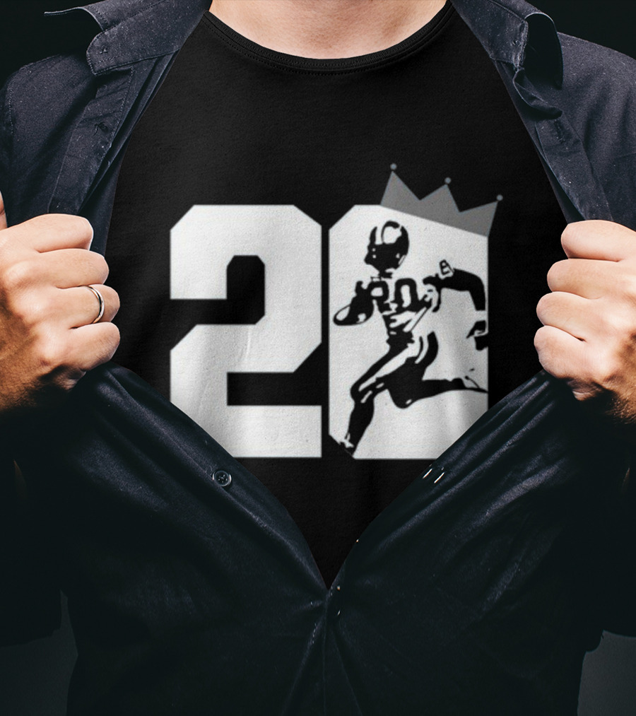 Barry King 20 Football Crown T-Shirt