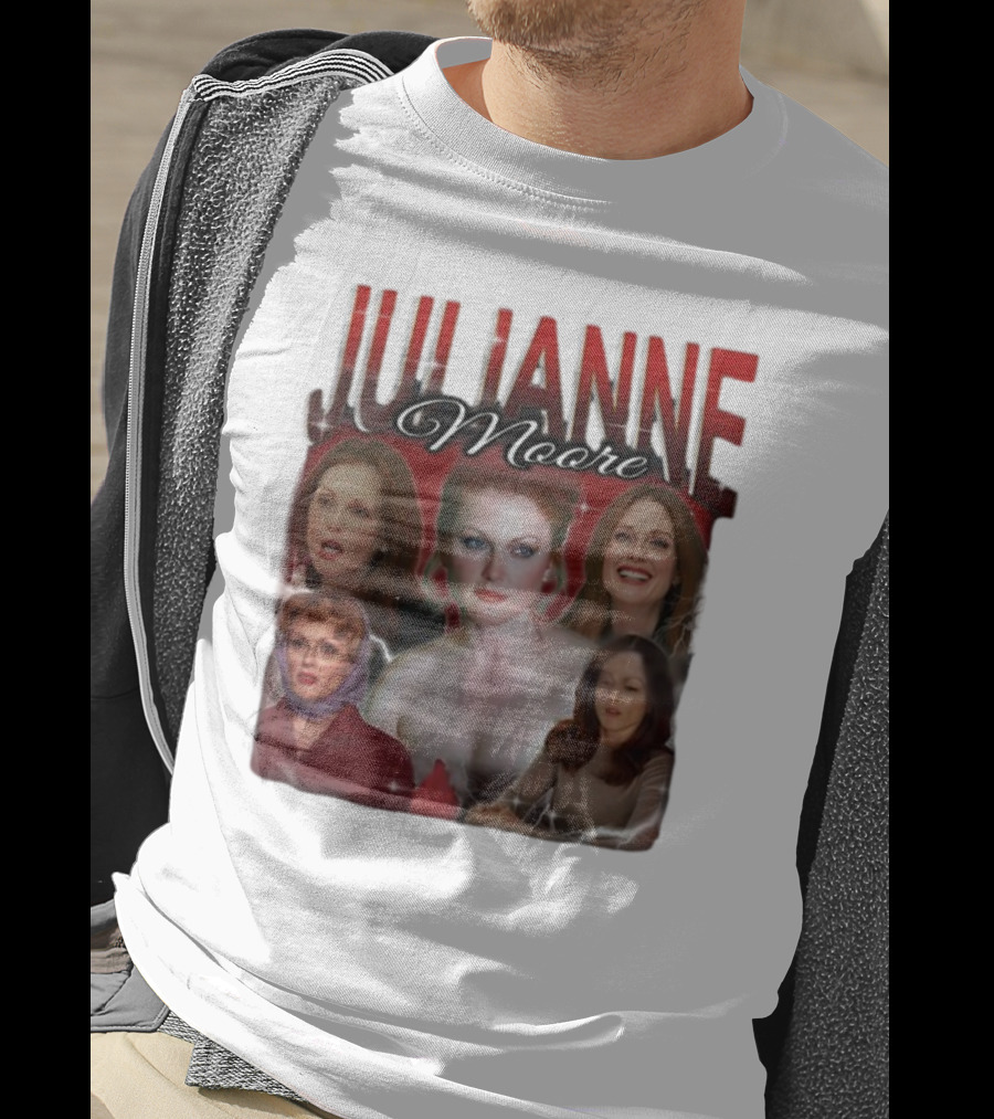 Cravemedia Julianne Moore Multi-Image Collage T-Shirt