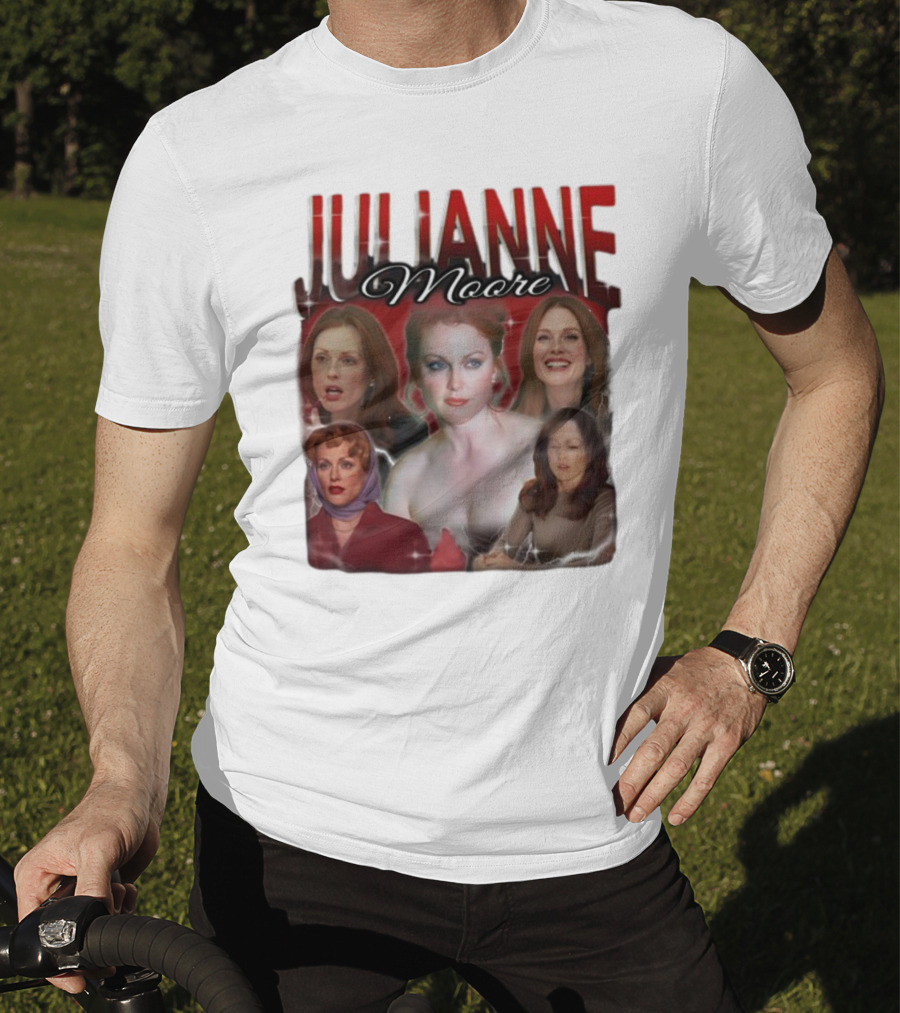 Cravemedia Julianne Moore Multi-Image Collage T-Shirt