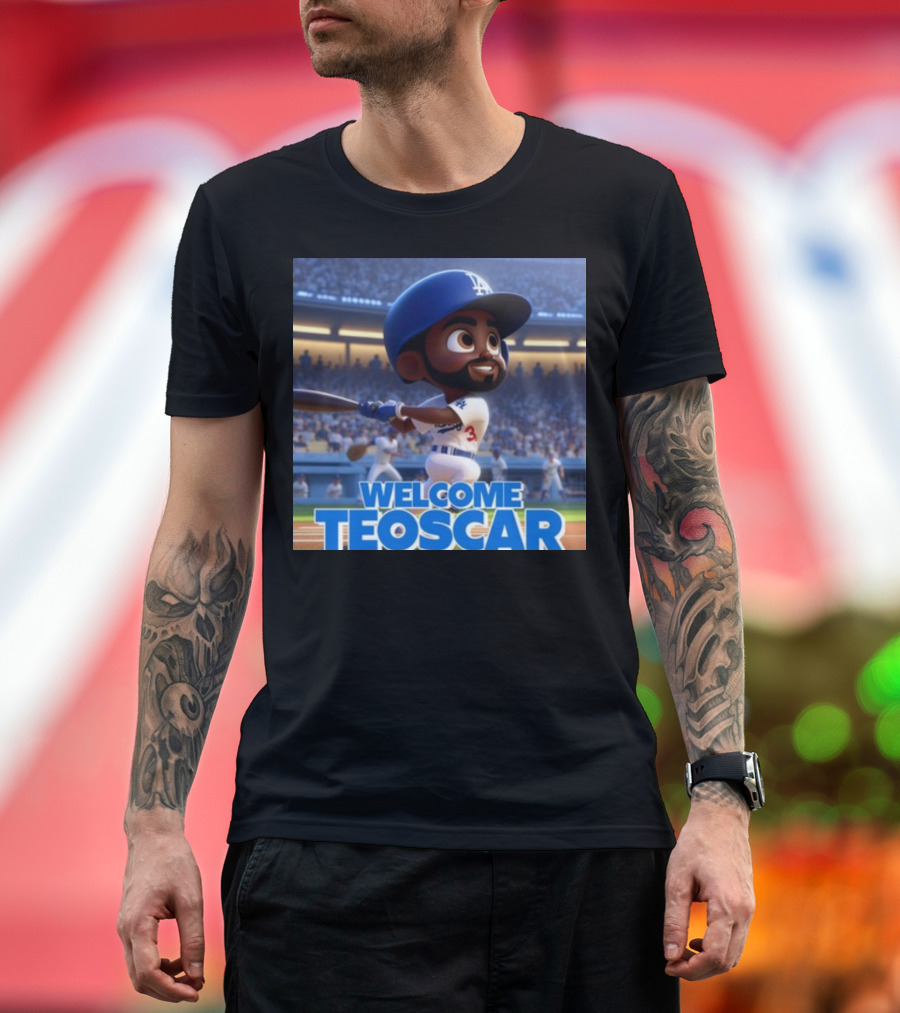Doyersdave Welcome Teoscar Baseball Dodgers Stadium T-Shirt
