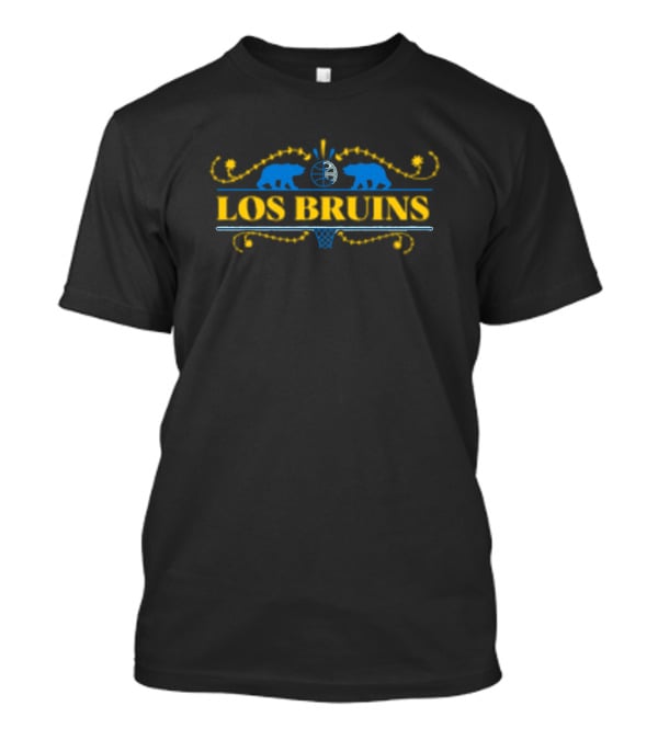Los Bruins Bears Basketball Blue And Yellow T-Shirt