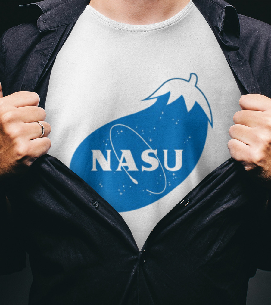 NASA Eggplant Nasu Space T-Shirt