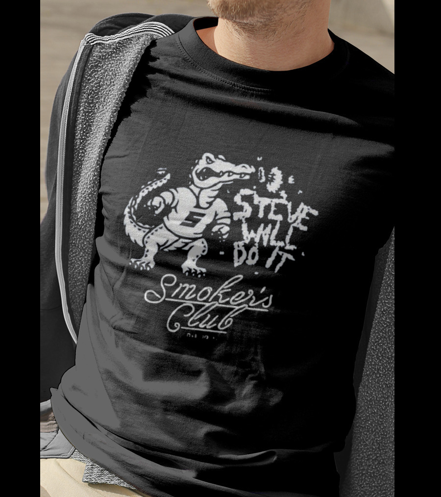 Steve Will Do It Smoker's Club Alligator T-Shirt