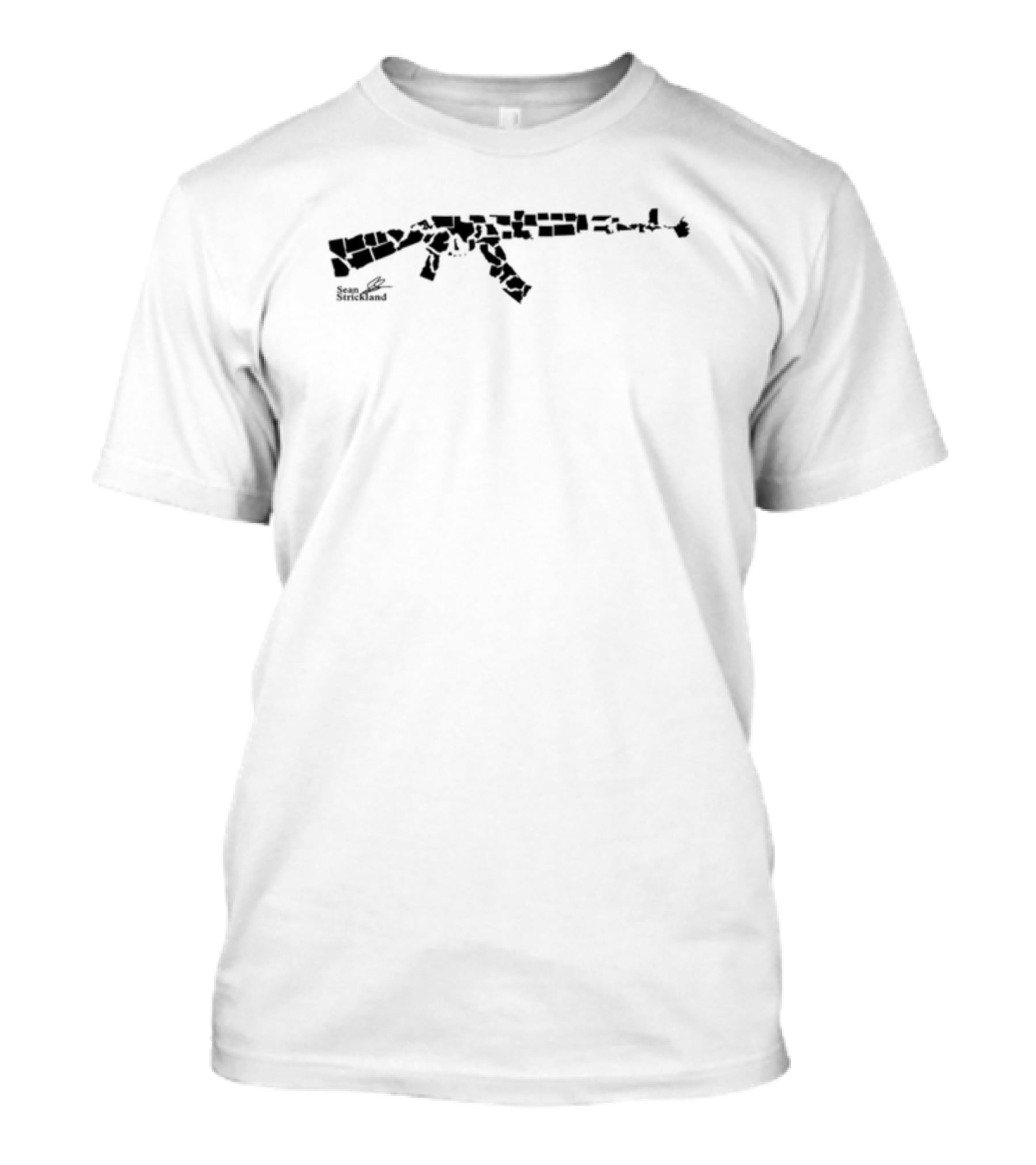 50 Protected By The 2Nd Sean Strickland Rifle T-Shirt