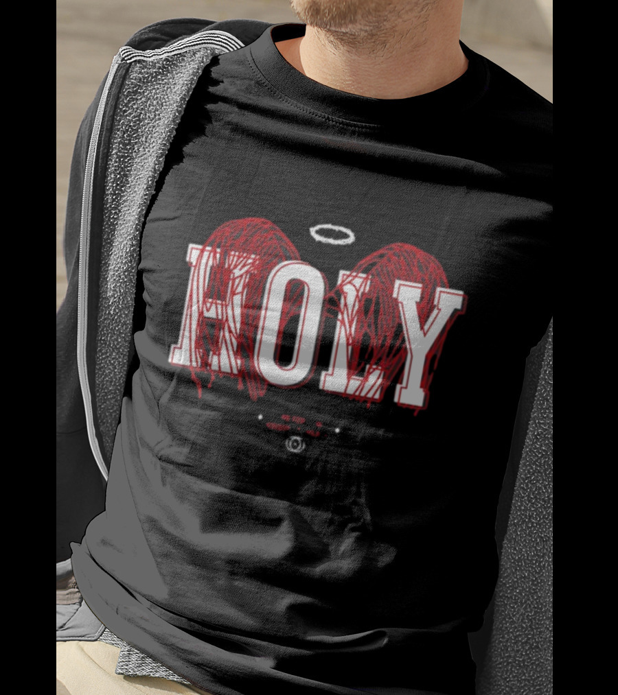 Holy 1 Peter 1 16 Keep It Holy Wings Halo T-Shirt
