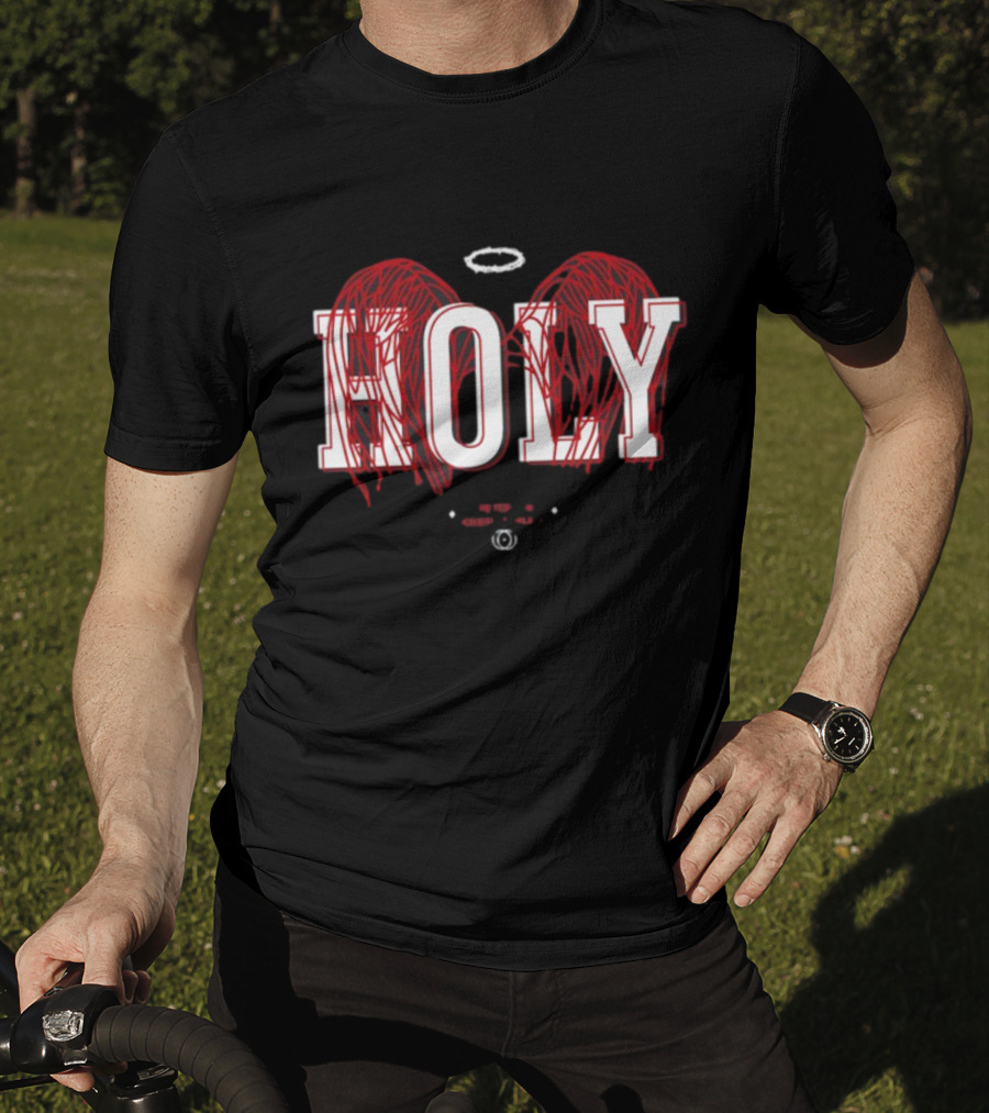 Holy 1 Peter 1 16 Keep It Holy Wings Halo T-Shirt