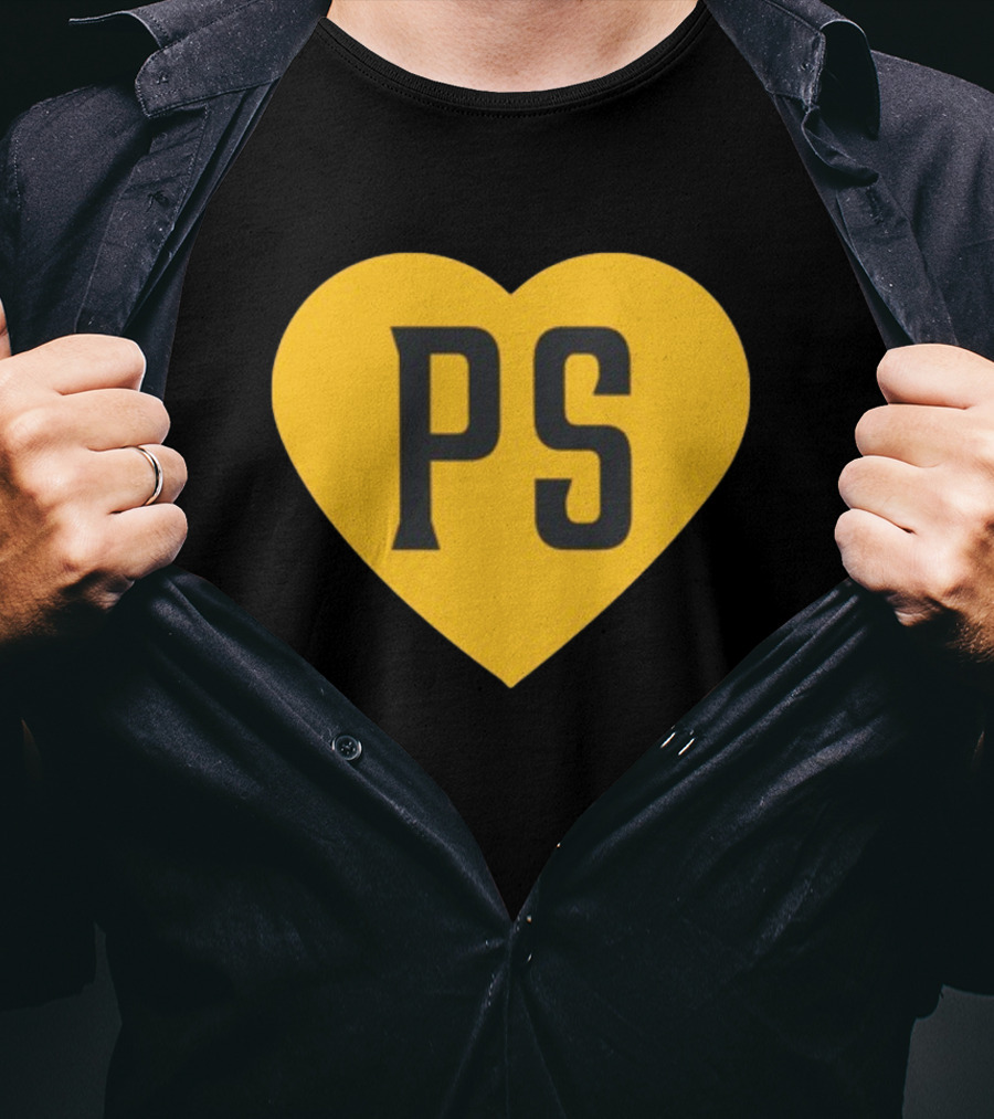 Peter Seidler PS Yellow Heart T-Shirt