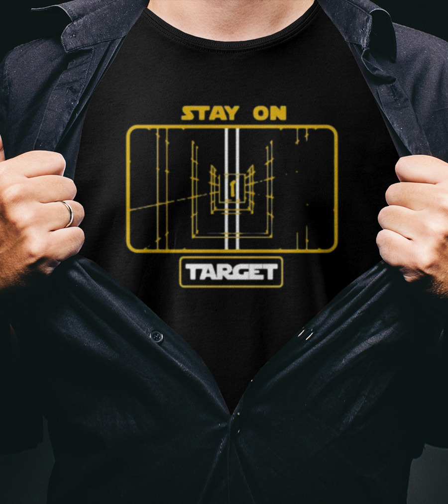 Cheeseheadtv Stay On Target Star Wars Inspired Visionary T-Shirt