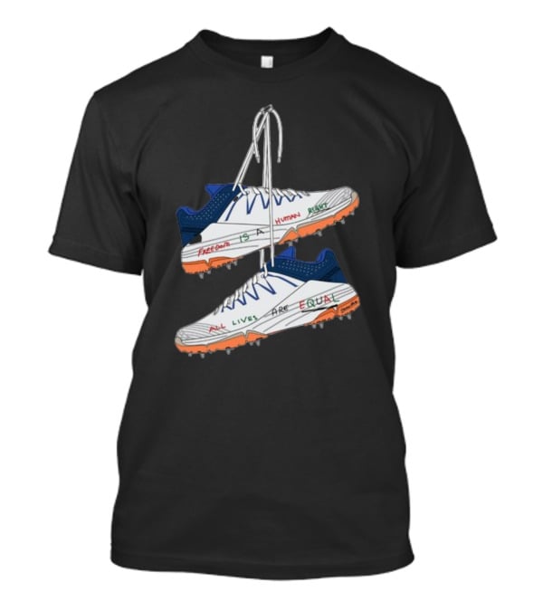 Freedom Is A Human Right All Lives Are Equal Cleats T-Shirt