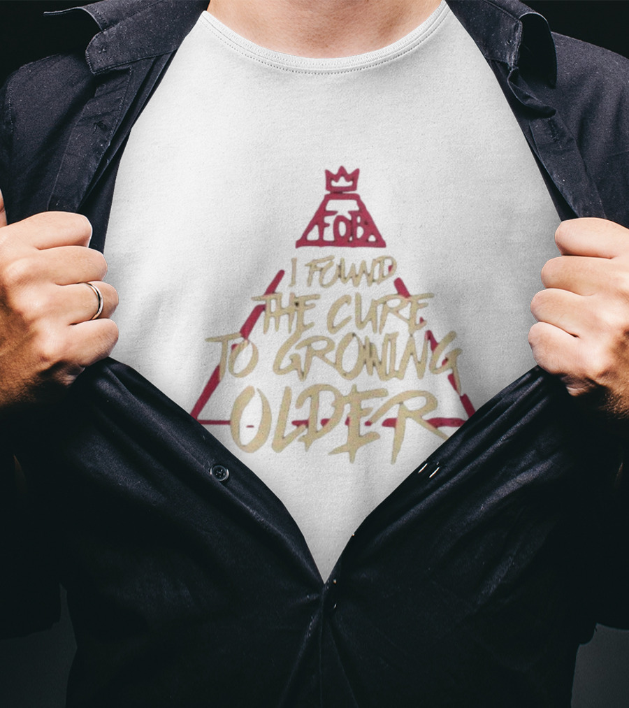 FOB I Found The Cure To Growing Older Crown Pyramid T-Shirt