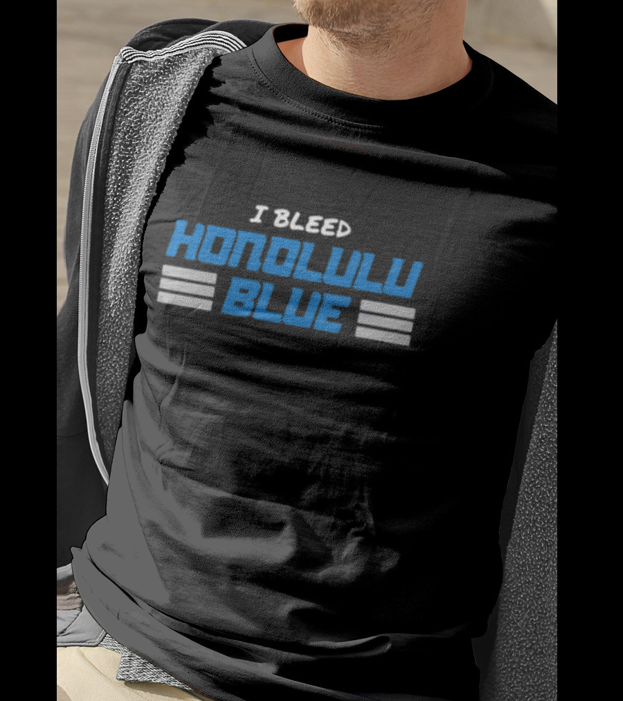 I Bleed Honolulu Blue Lions T-Shirt