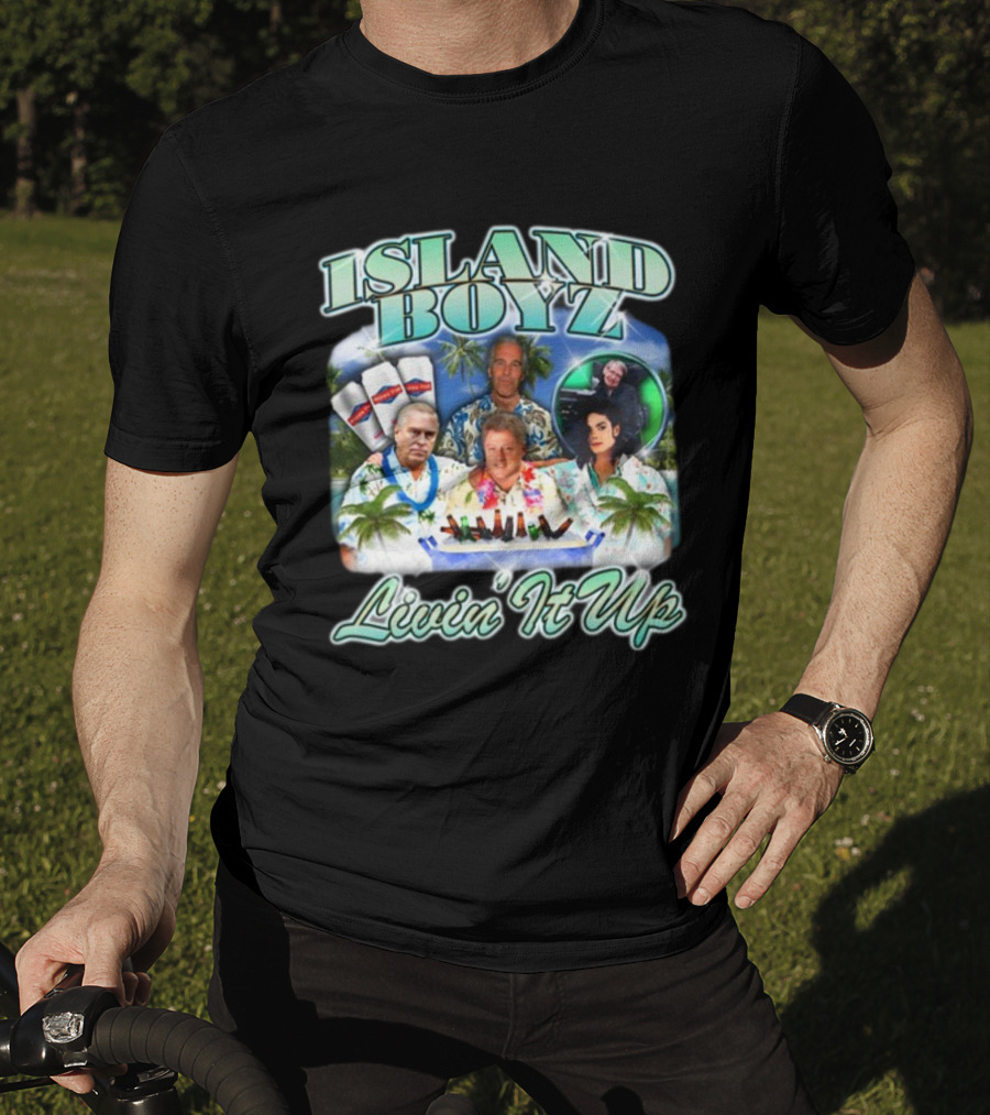 Island Boyz Livin It Up With Tropical Vibes And Friends T-Shirt