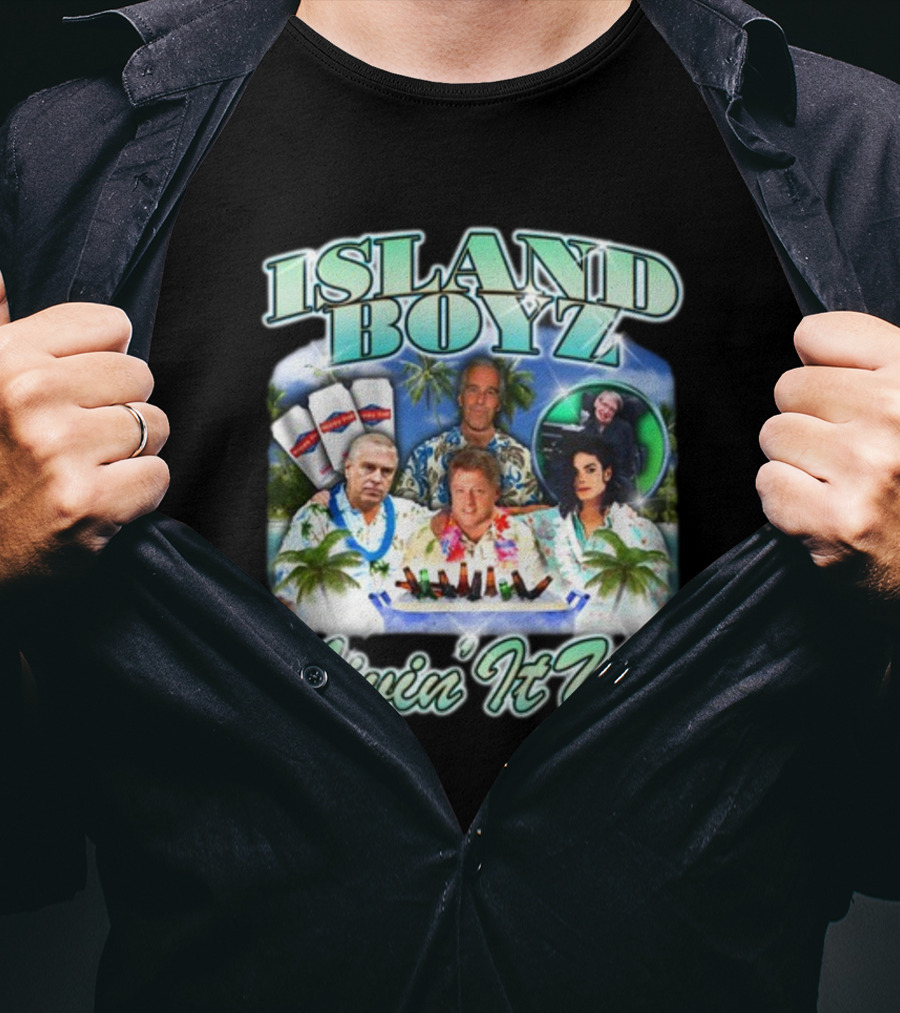 Island Boyz Livin It Up With Tropical Vibes And Friends T-Shirt