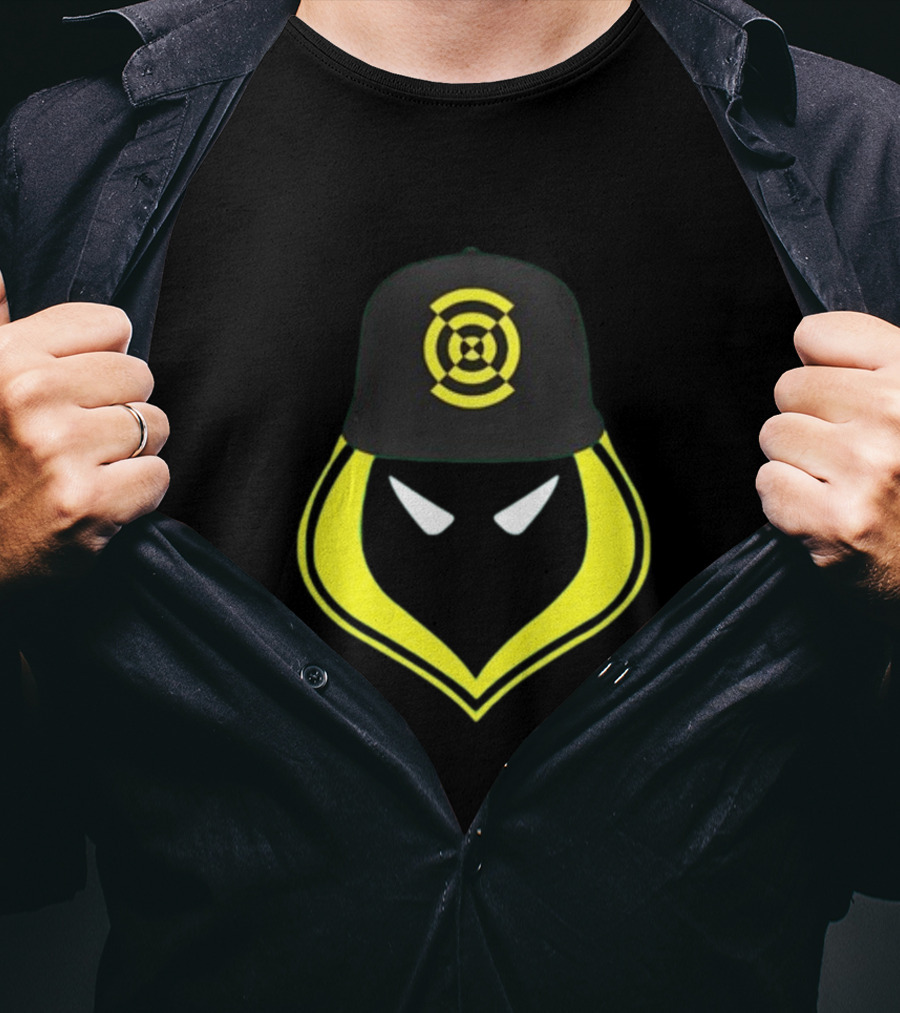 Lag-Liners Stealth Emblem With Black Cap And Yellow T-Shirt