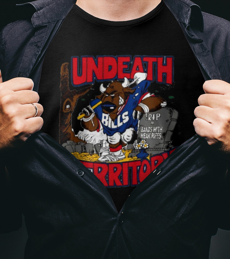 Undeathmetal Undeath Territory Bills Rip Bands With Weak Riffs T-Shirt