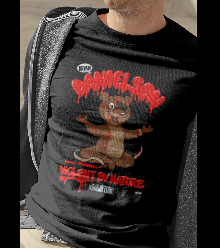 Bryan Danielson Violent By Nature Bear Blackpool Combat Club T-Shirt
