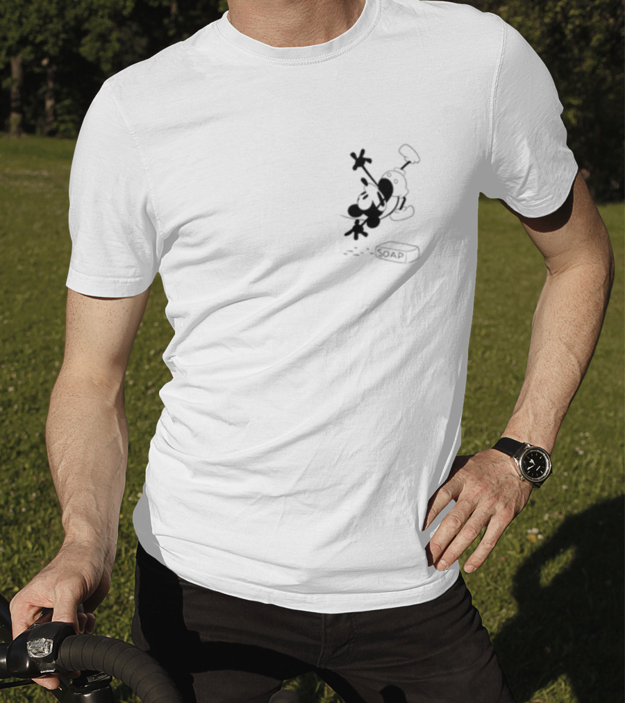 Mickey Mouse Classic Silhouette With Soap T-Shirt