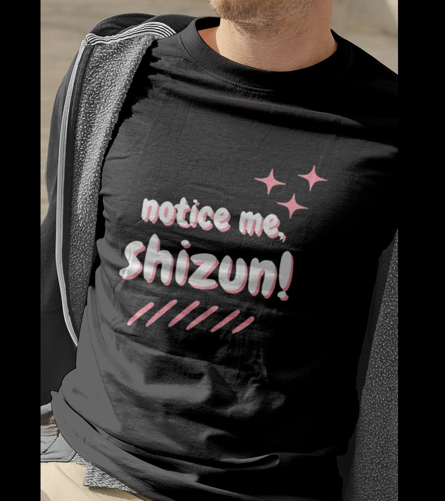 Notice Me Shizun Stars Pink Stripes T-Shirt