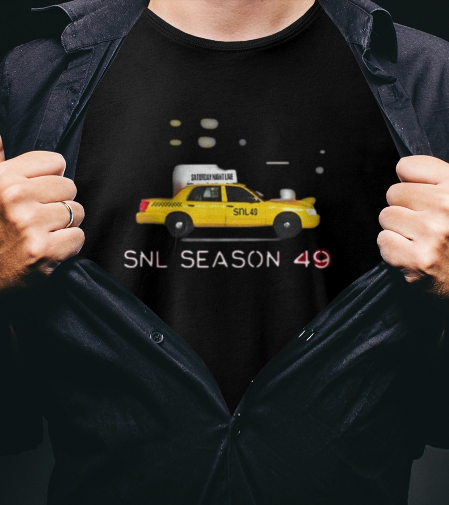 SNL Season 49 Saturday Night Live January 20 Taxi T-Shirt