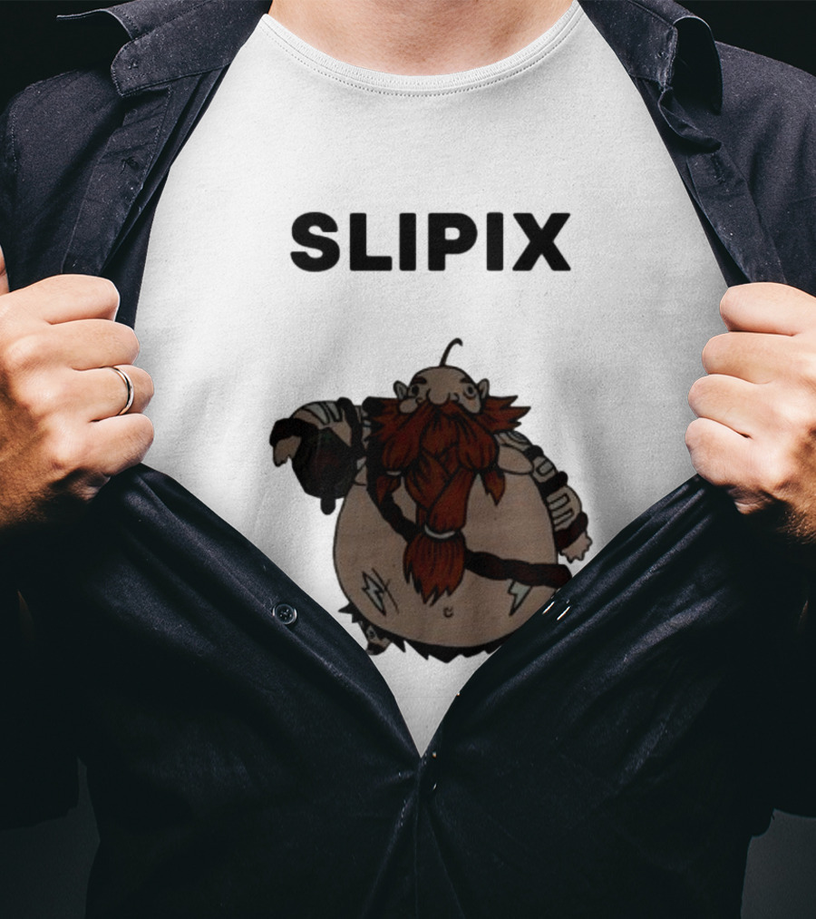 Slipix Tds Character Bold Bearded Figure T-Shirt