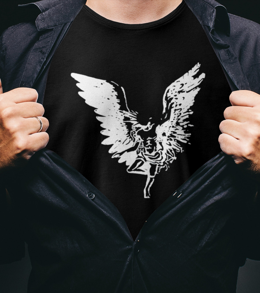Therapy When I Get Rich All The Homies Getting Therapy Angel Wings T-Shirt