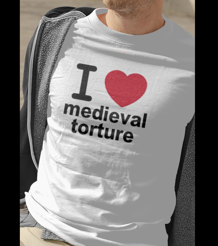 Wii Goth I Love Medieval Torture T-Shirt