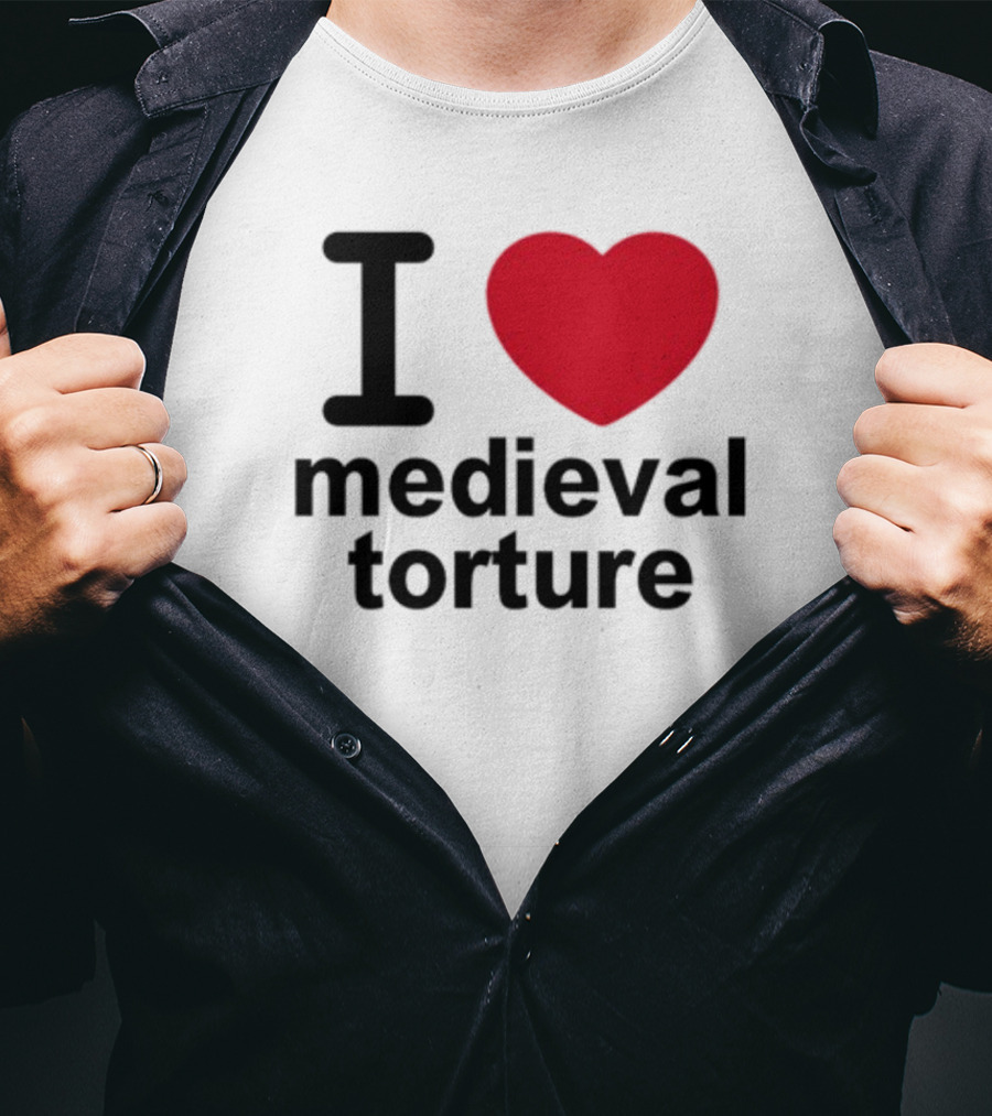 Wii Goth I Love Medieval Torture T-Shirt