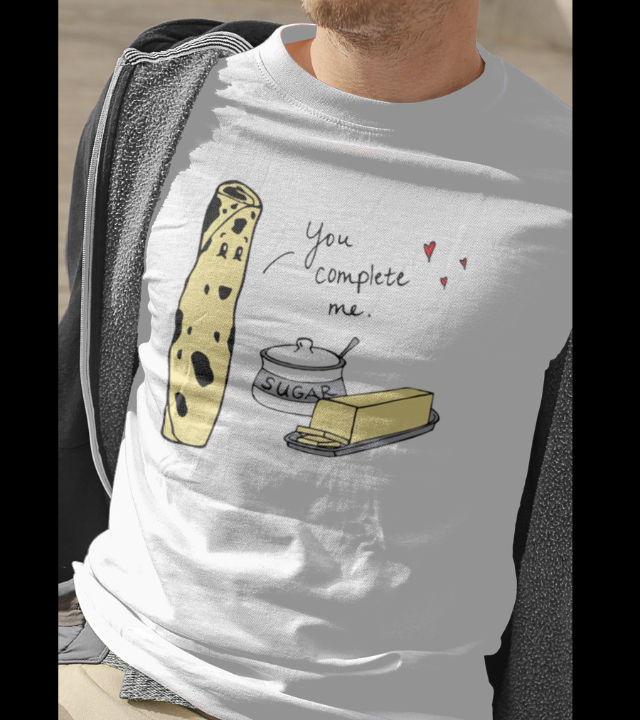 You Complete Me Minnesota Lefse Sugar Butter T-Shirt