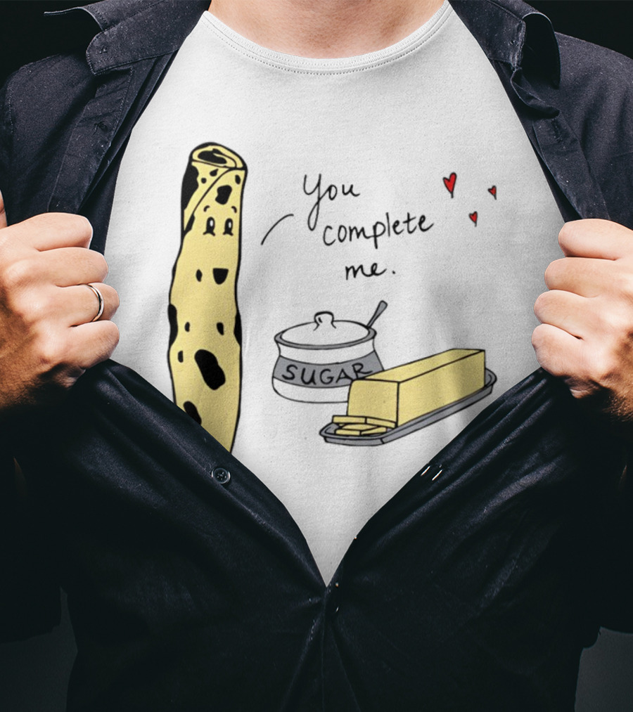 You Complete Me Minnesota Lefse Sugar Butter T-Shirt