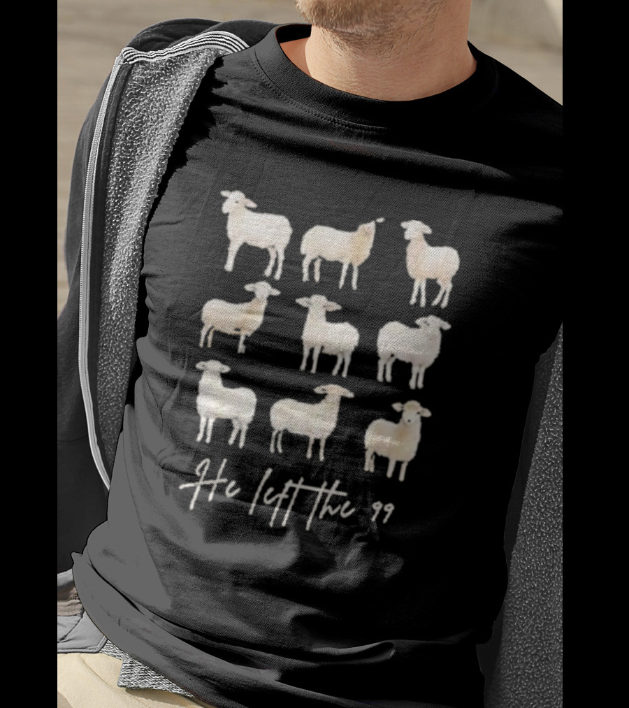 He Left The 99 Women’s Lost Sheep Printed T-Shirt