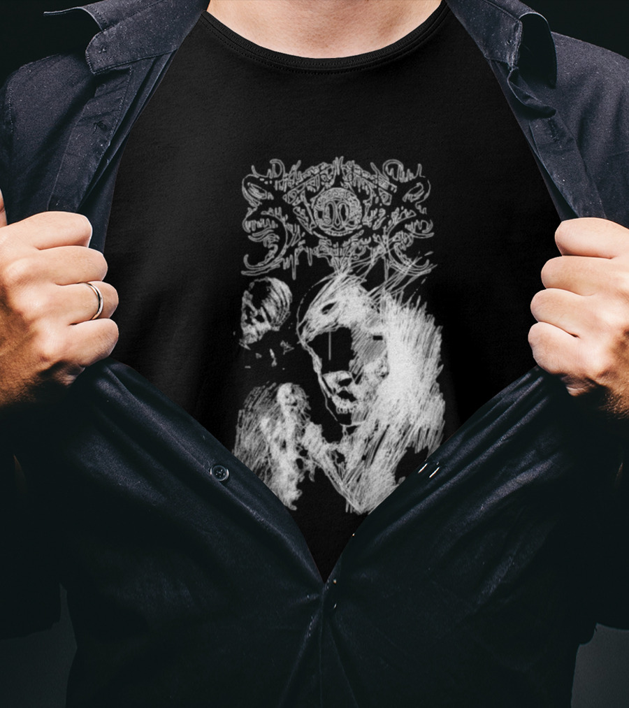 Xasthur Morbid Sketches Abstract Dark T-Shirt