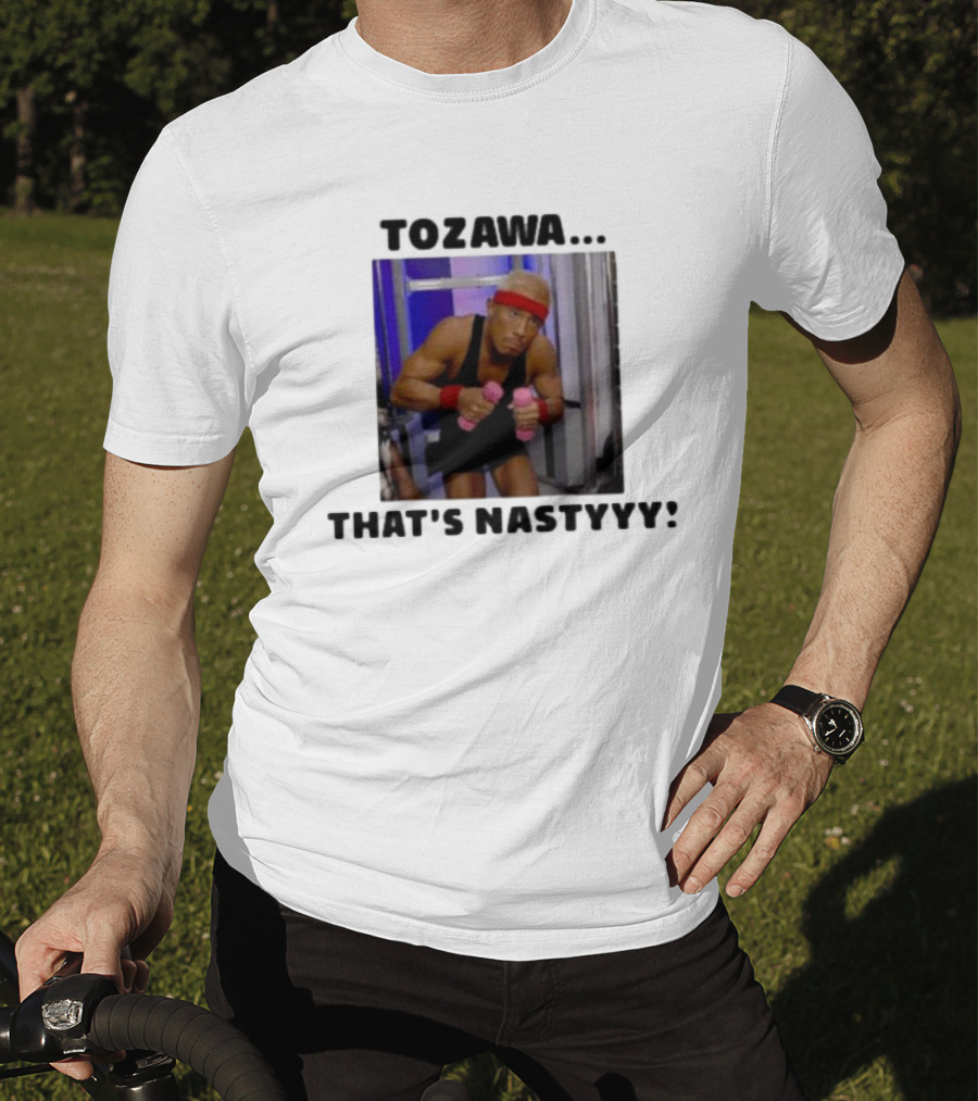 Tozawa. That’s Nastyyy Pink Dumbbells Fitness Focus T-Shirt