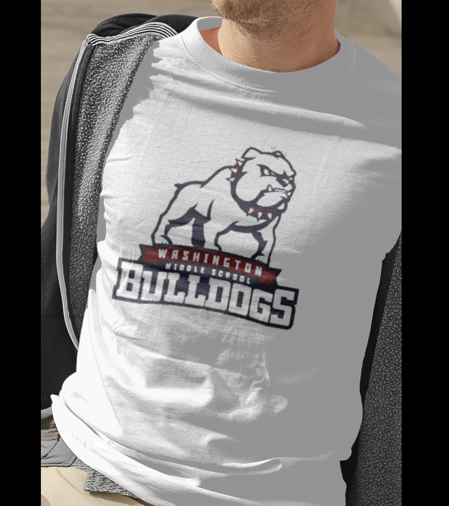 Washington Middle School Bulldogs Mascot T-Shirt