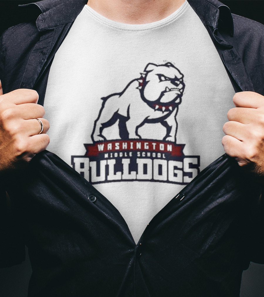 Washington Middle School Bulldogs Mascot T-Shirt