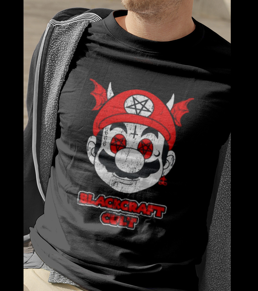Blackcraft Cult It's A Me Satan Mario T-Shirt