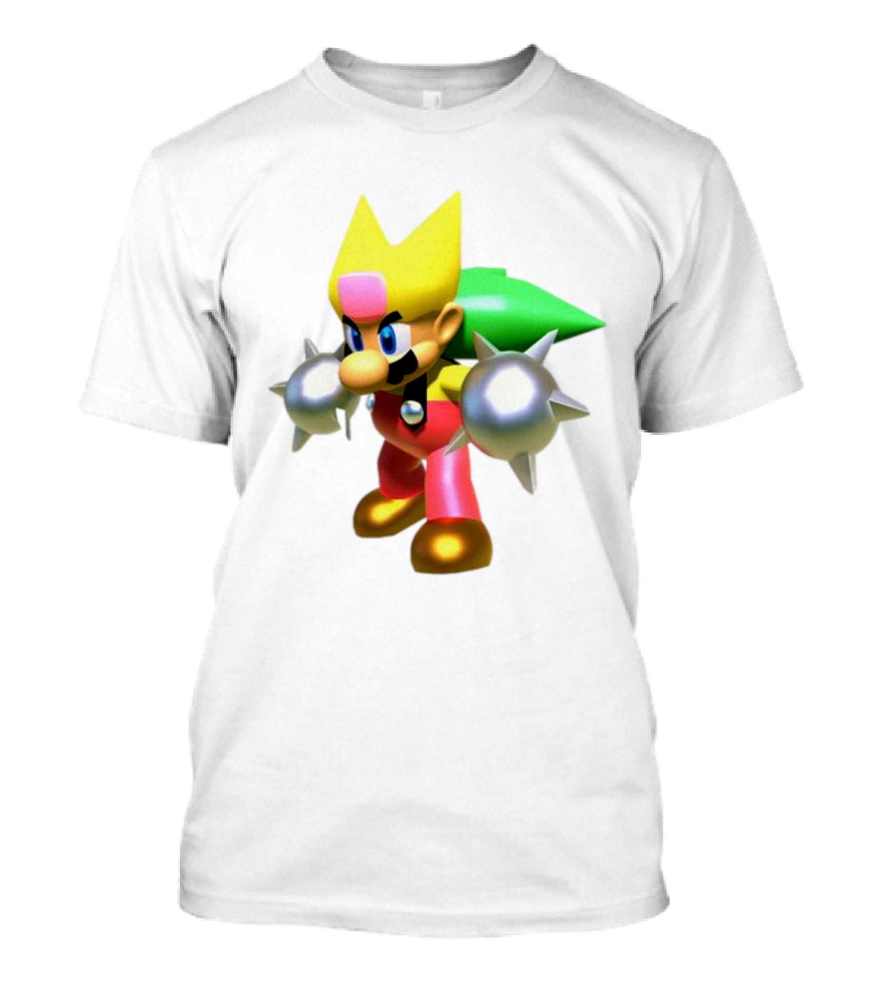 Komorebi Mario Spiky Power-Up Cosplay Character T-Shirt