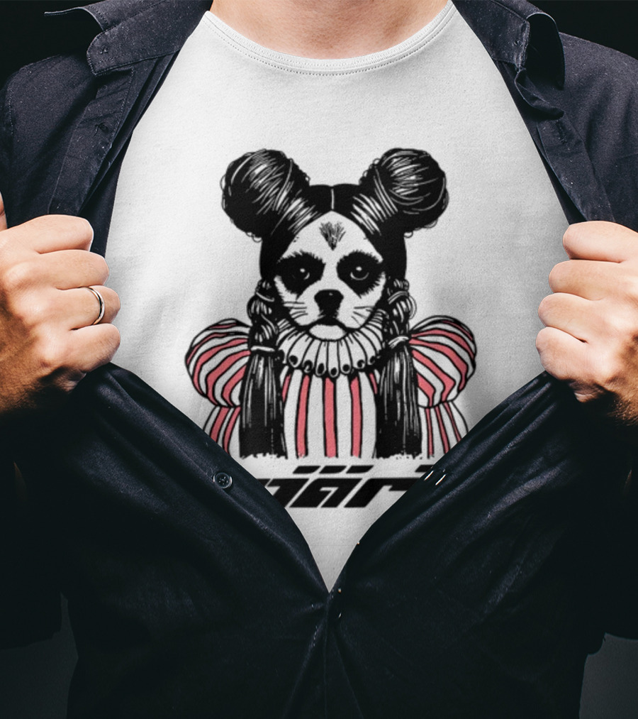 Bjark Sthtgohard Monochrome Dog T-Shirt