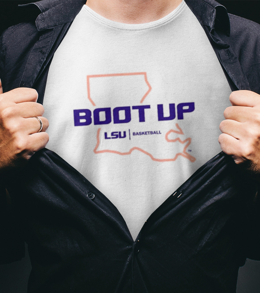 Boot Up LSU Basketball Alumni Hall Bayou T-Shirt