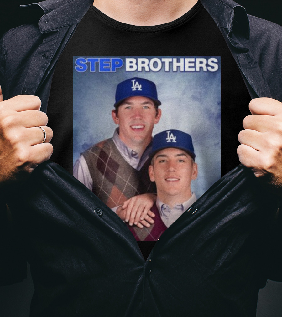 Bobby Miller Walker Buehler LA Step Brothers T-Shirt