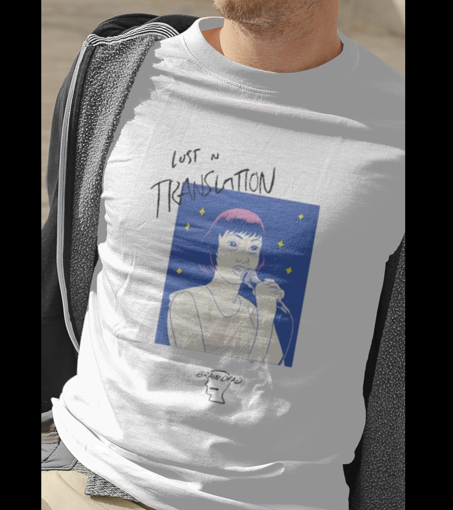 Brain Dead Lost In Translation Karaoke Illustration Woman Singing T-Shirt
