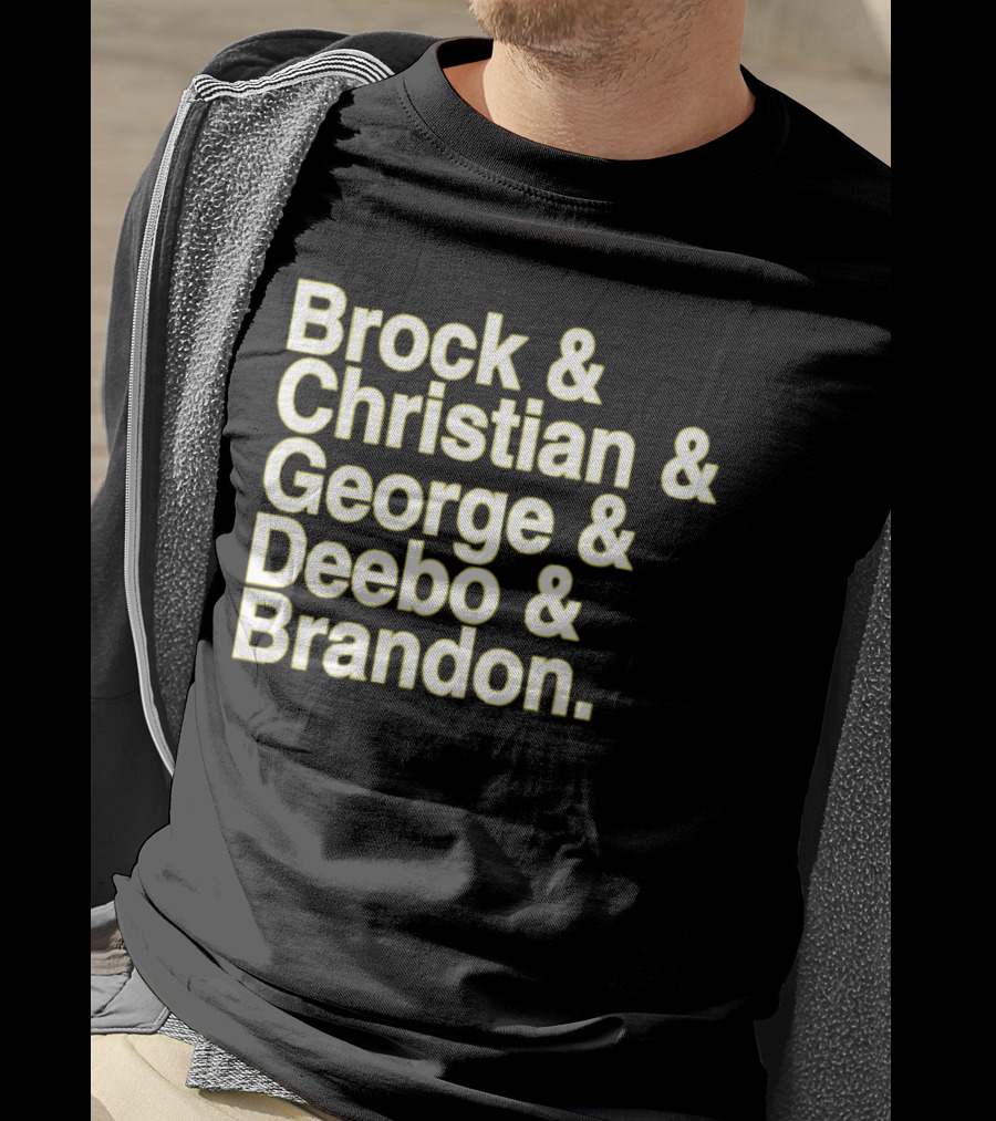 Brock And Christian And George And Deebo And Brandon T-Shirt