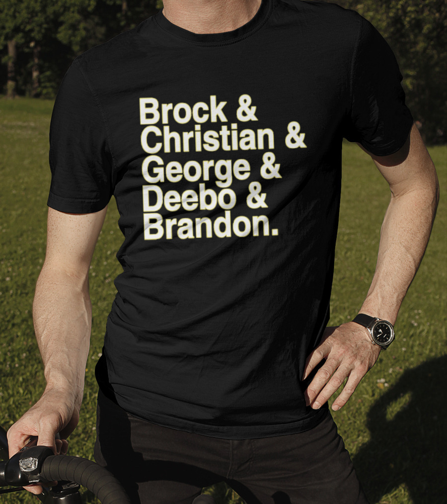 Brock And Christian And George And Deebo And Brandon T-Shirt