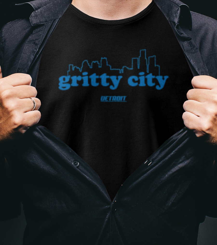 Detroit Gritty City Skyline T-Shirt